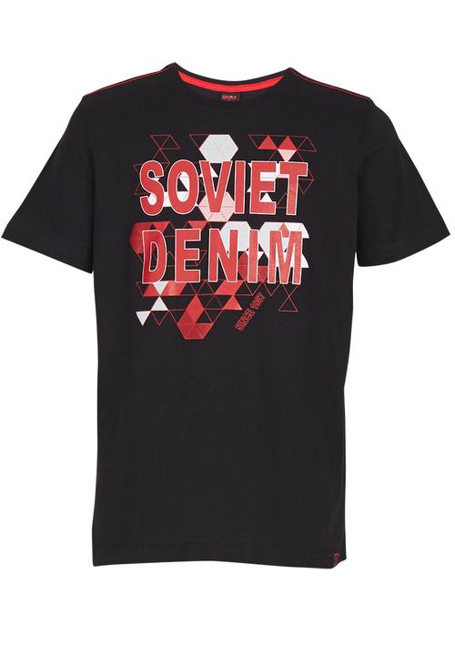 SOVIET - Printed Tee Black