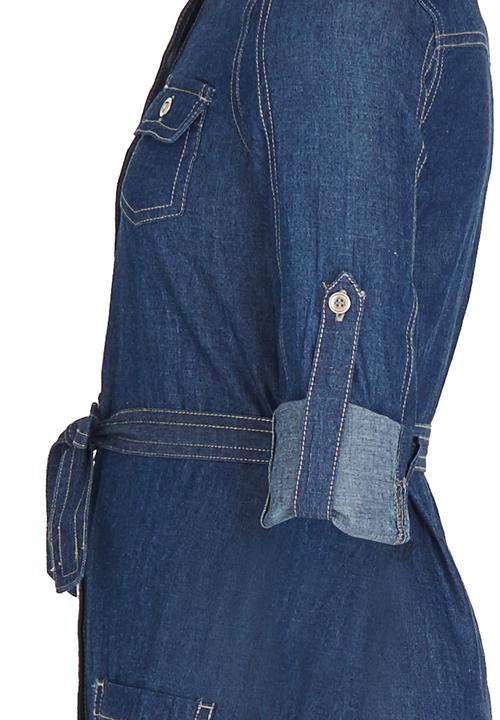 GUESS - Denim Shirt Dress Blue