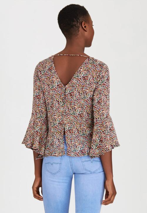SISSY BOY - Zuri Printed Blouse Mid Pink