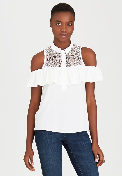 SISSY BOY - Mersini Shirt with Ruffles Milk