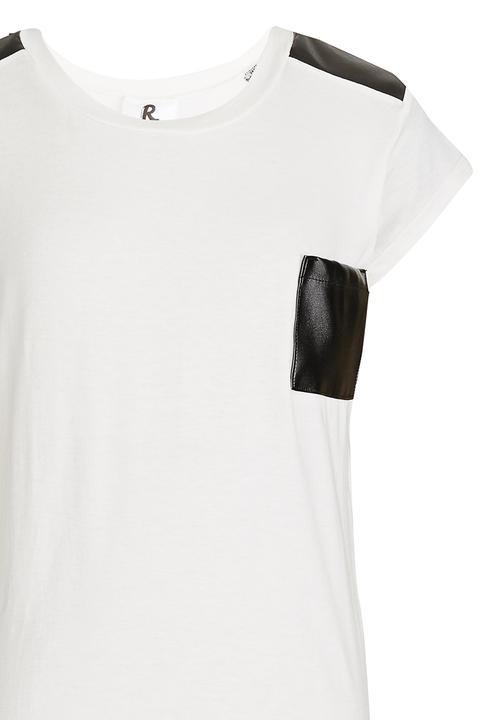 Rebel Republic - PU Insert Tee White