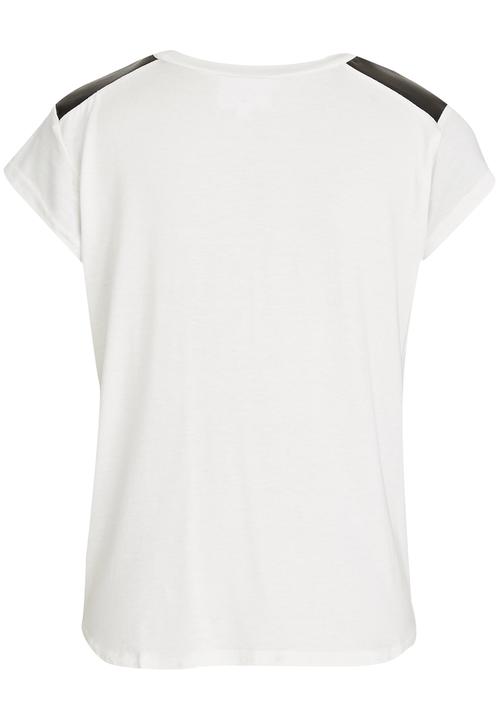 Rebel Republic - PU Insert Tee White