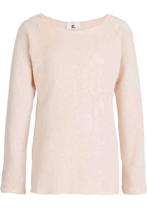Rebel Republic - Raw Edge Sweater Pale Pink