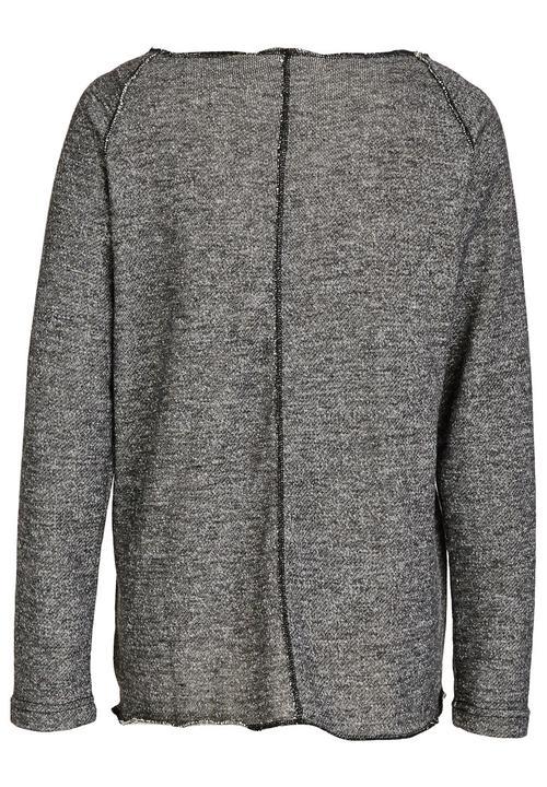 Rebel Republic - Raw Edge Sweater Grey