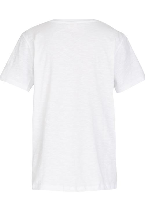 Soobe - Printed Stripe  Tee Black and White