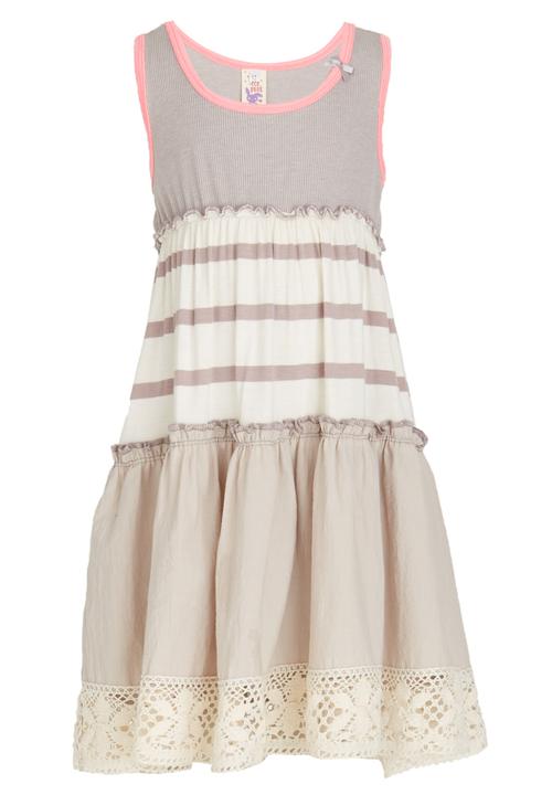 Eco Punk - Stripe Dress Stone
