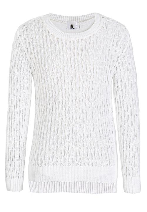 Rebel Republic - Lace Front Knit Cardigan White