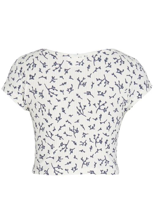 Rebel Republic - Cropped Printed Top Multi-colour
