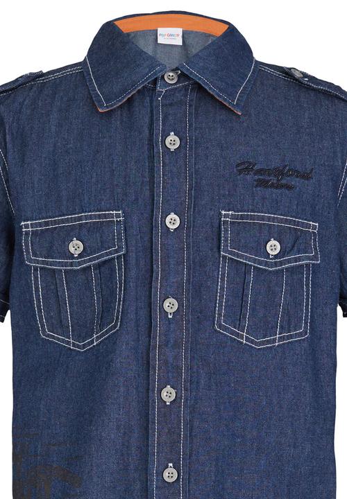 Pop Candy - Denim Shirt Navy