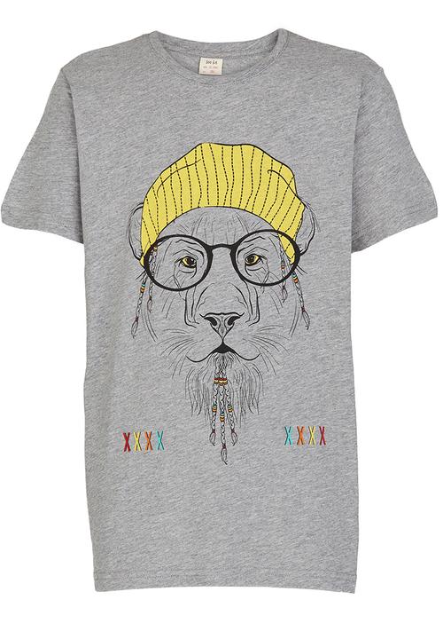 Soobe - Lion  Tee Grey