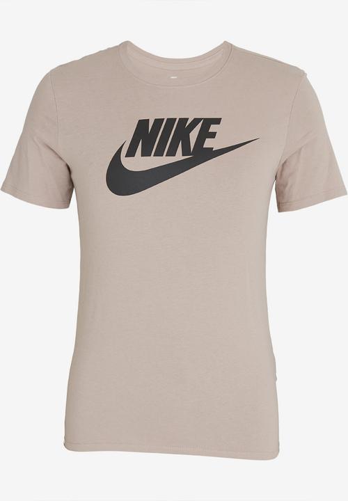 Nike - Nsw Icon Futura Tee - Nike - T-Shirts Taupe