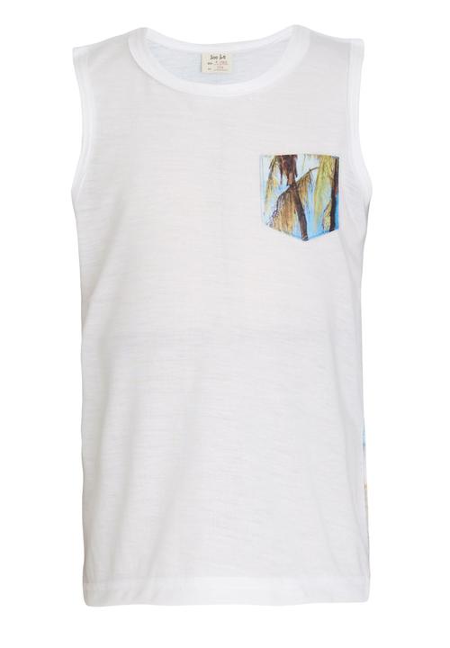 Soobe - Palm Trees Athlette Vest White