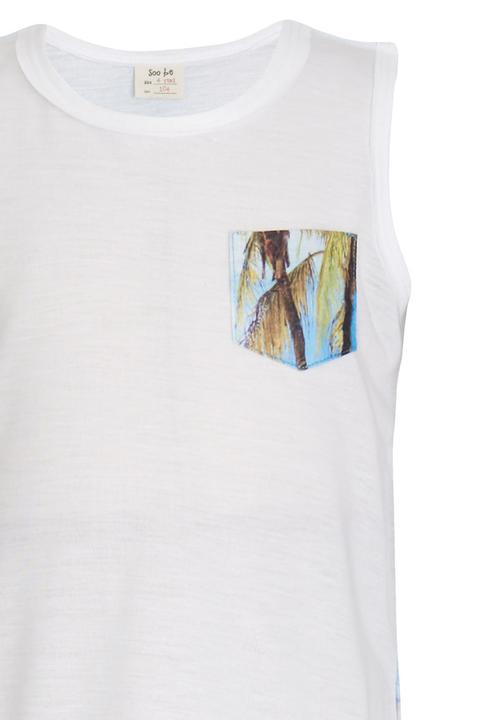 Soobe - Palm Trees Athlette Vest White