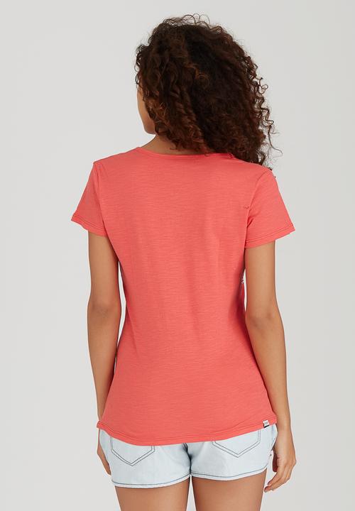 Roxy - Valencia Printed Tee Mid Pink