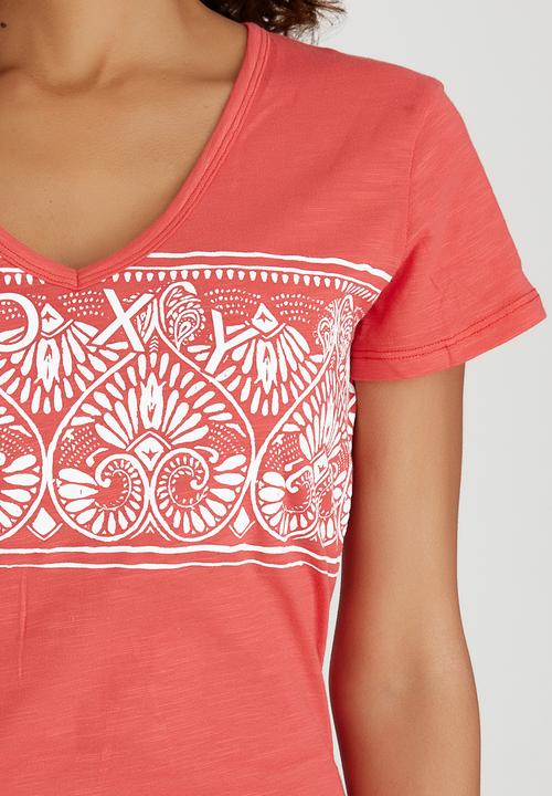 Roxy - Valencia Printed Tee Mid Pink