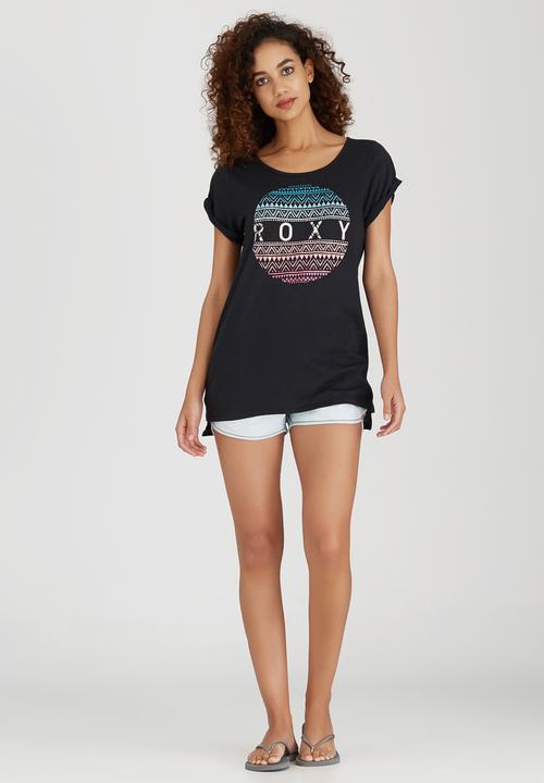 Roxy - Colour It Tee Black
