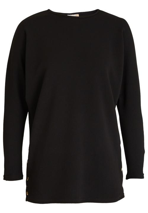 edit - Button Side Detail Tunic Black