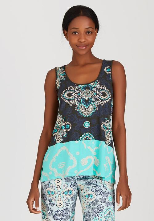 Maya Prass - Bela Bela Tank Turquoise