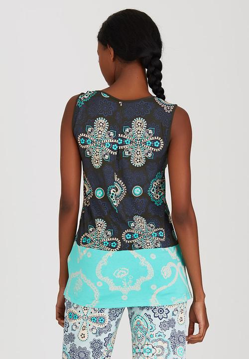 Maya Prass - Bela Bela Tank Turquoise