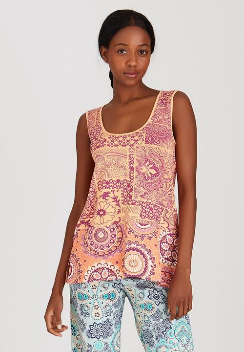 Maya Prass - Bela Bela Tank Coral
