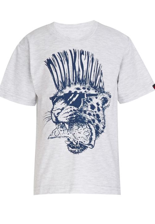 Quiksilver - Tiger Patadz Tods  Tee Pale Grey