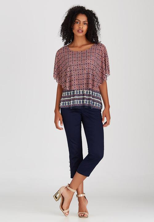 cath.nic - Mesh Knit Top Dark Red