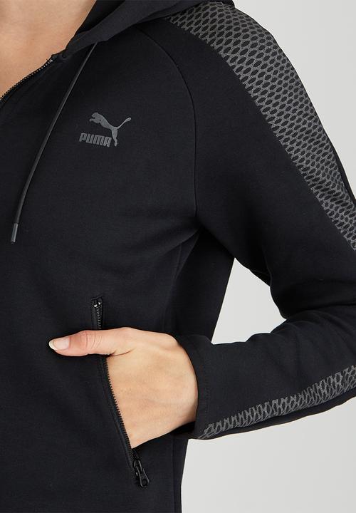 PUMA - T7 Fullzip Hoody Black