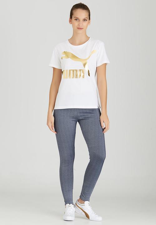 PUMA - Archive Logo Tee White