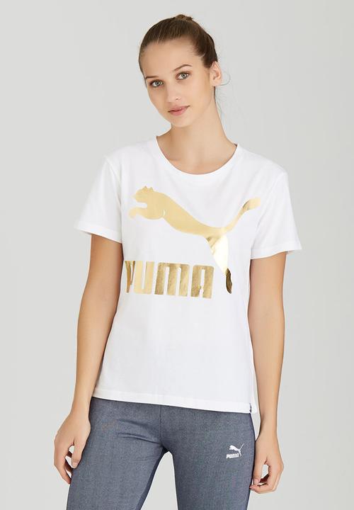 PUMA - Archive Logo Tee White
