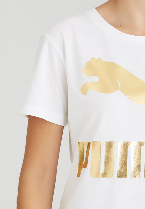 PUMA - Archive Logo Tee White