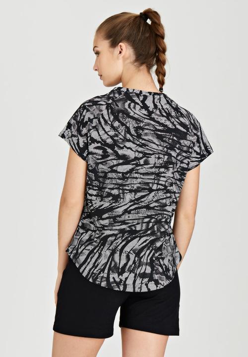 PUMA - Printed Collision Tee Black and White