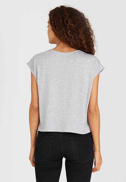 c(inch) - Boxy T-shirt Pale Grey