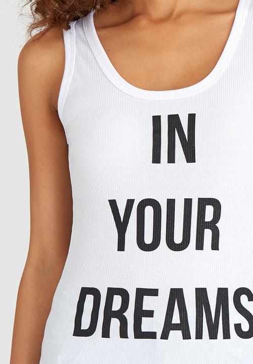 BoohooDNU - Ribbed Muscle Vest White