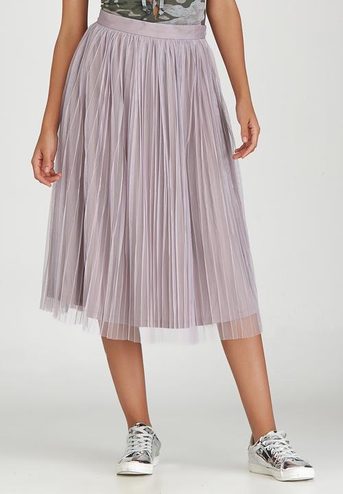 BoohooDNU - Midi Tulle Skirt Pale Purple
