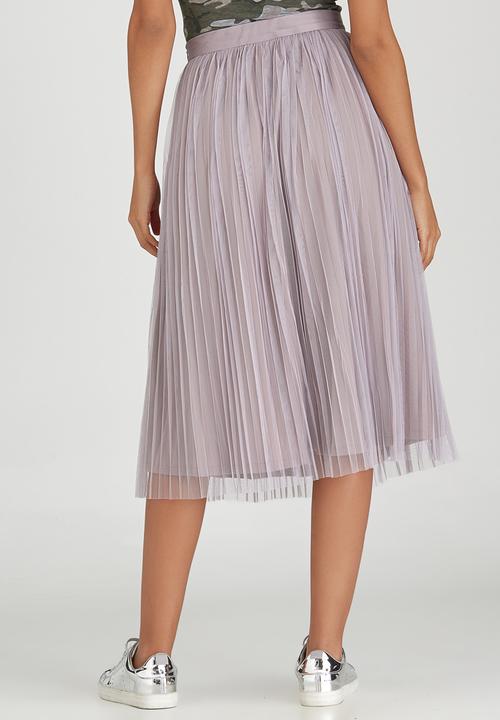 BoohooDNU - Midi Tulle Skirt Pale Purple