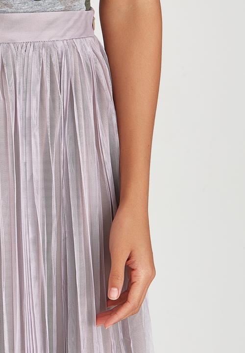 BoohooDNU - Midi Tulle Skirt Pale Purple