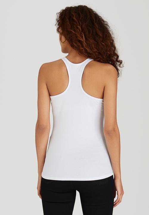 SISSY BOY - Haven Sequinned Tank White