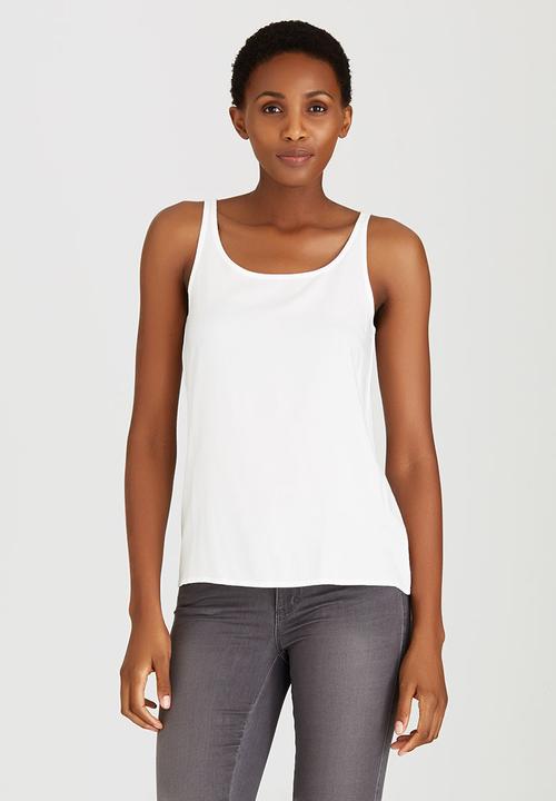 ONLY - Geggo Easy Fit Tank Top White