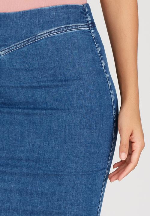 SISSY BOY - Denim Skirt with Back Detail Blue