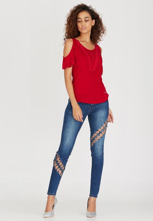 SISSY BOY - Clarita Loose Fit Top Red