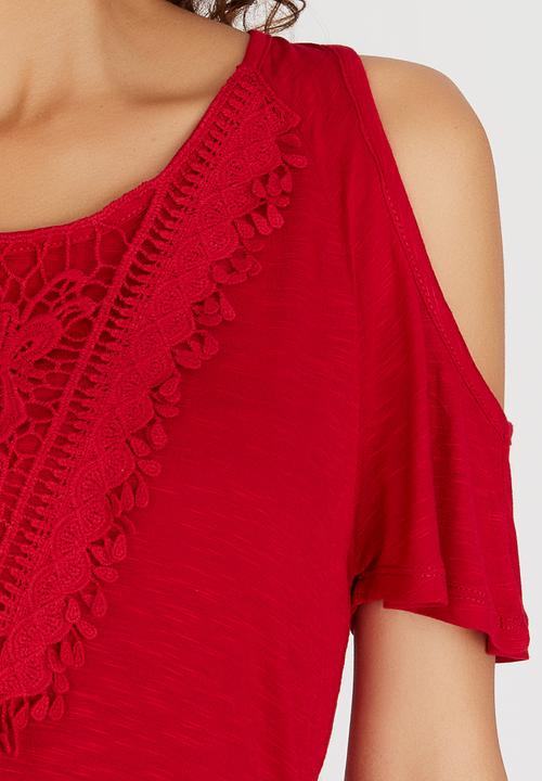SISSY BOY - Clarita Loose Fit Top Red