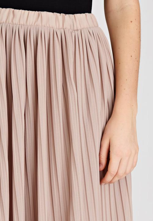 STYLE REPUBLIC - Volume Pleated Maxi Skirt Stone