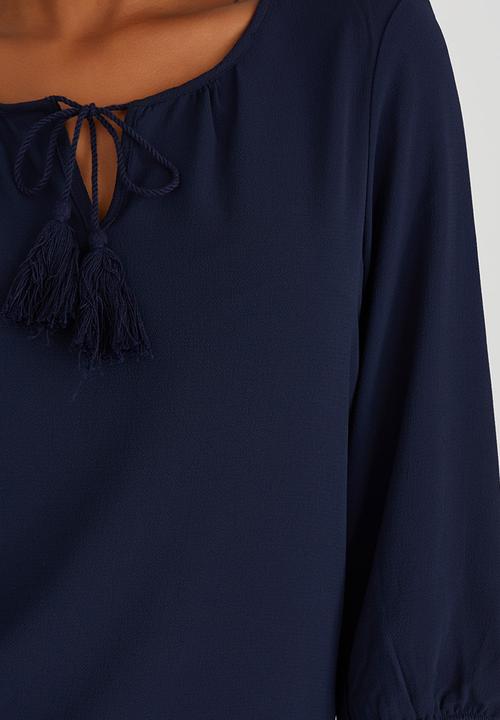 ONLY - Tassel Tunic Navy