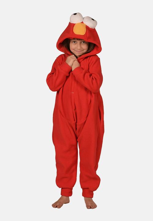 aFREAKa Clothing - Elmo Inspired Onesie Dark Red