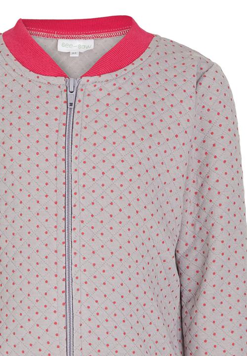See-Saw - Quilted Bomber Grey