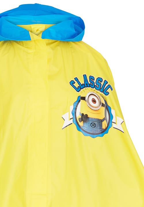 Character Fashion - Minion Rain Poncho Blue