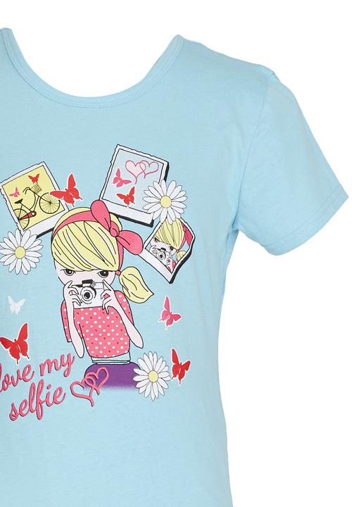 Pop Candy - My Selfie Pj Set Pale Blue
