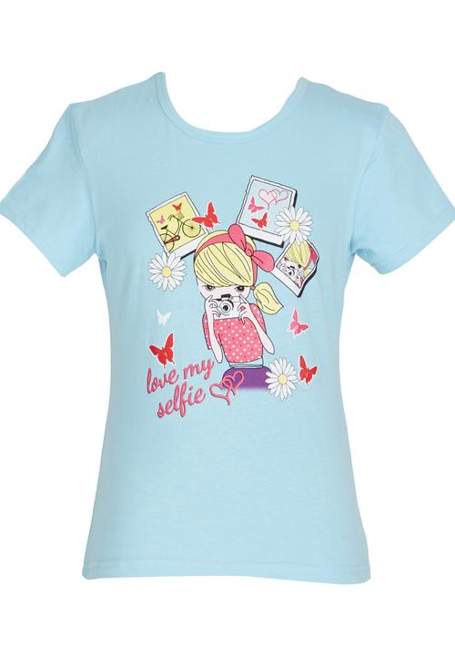 Pop Candy - My Selfie Pj Set Pale Blue