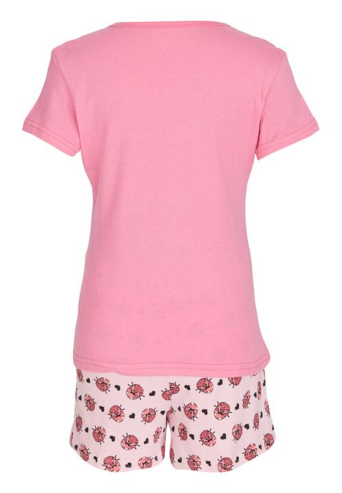Pop Candy - Lady Bird Pj Set Mid Pink