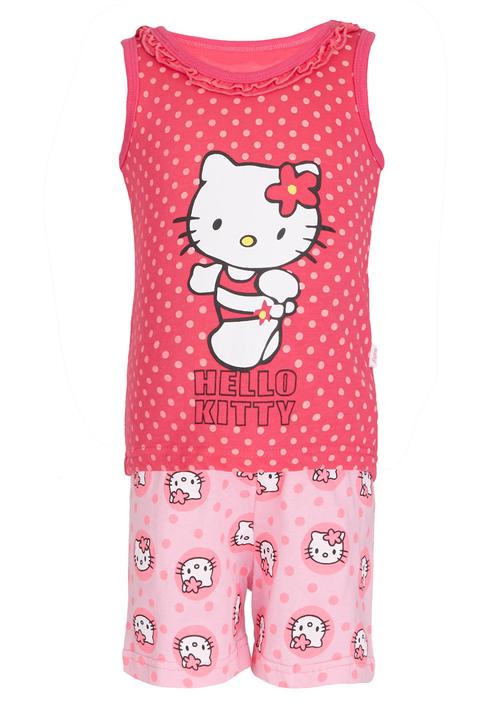 Pop Candy - Girls  Printed Pajayma Set Mid Pink